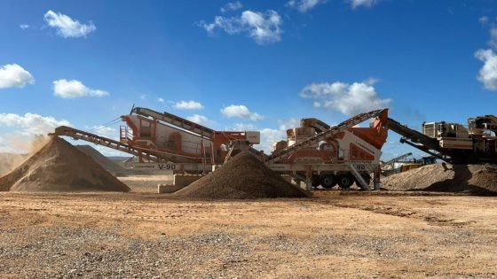 Constmach V-90 移动式制砂机