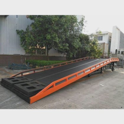 Hydraulic Container Adjustable Loading Ramp