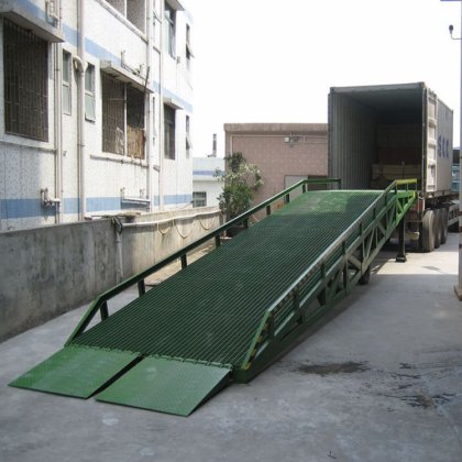 Trailer Forklift Container Loading Ramp