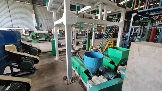 Twin Head Extruder Machine