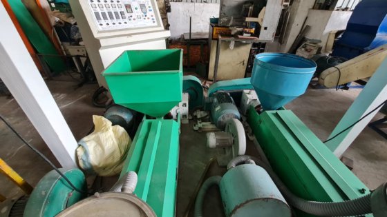 Twin Head Extruder Machine