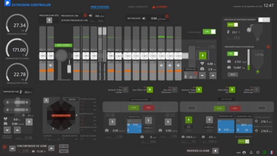 挤出设备 Periplast 挤出控制器