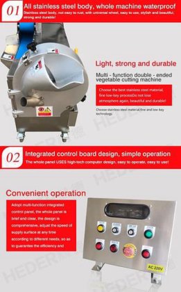 厂家直销可定制高品质双头多功能切菜机