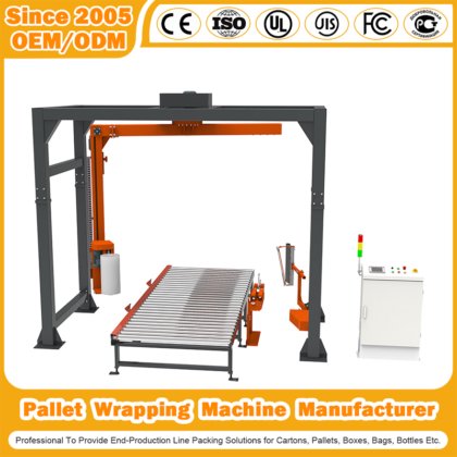 Automatic Pallet Wrapping Strapping Machine
