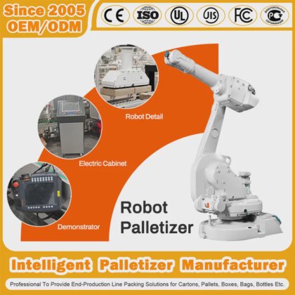 Robot Palletizer for Cartons Palletizing