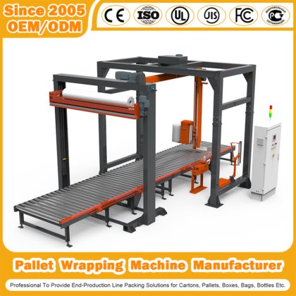 Automatic Pallet Wrapping Strapping Machine Shrink Packaging Packaging ...