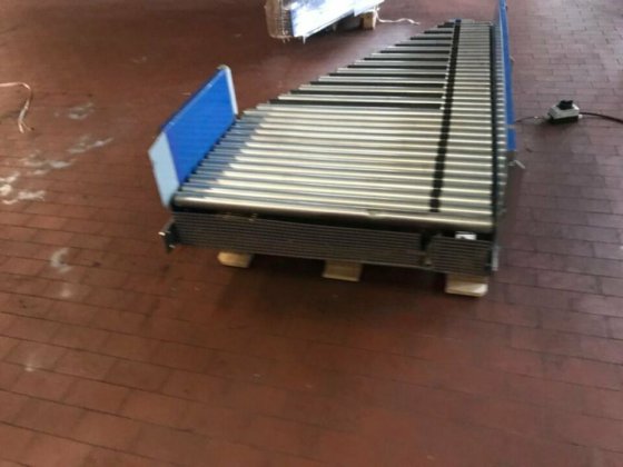 BUDDE roller conveyor infeeder outfeeder with drive in Krefeld, North ...