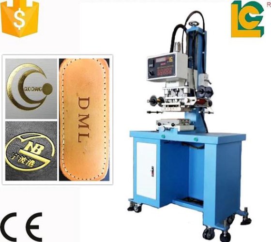 眉毛の目の黒いペンのびんの金のロゴのための空気の浮彫りになる打刻機