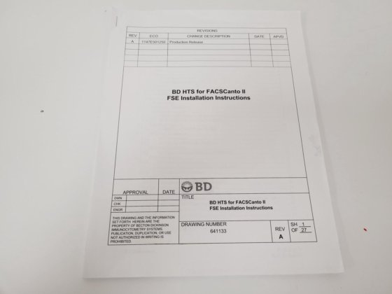 BD FACSCanto II Flow Cytometer System w/ Fluidics Carts, PC & Software ...