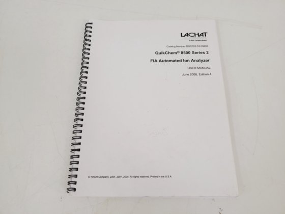 Lachat QuikChem 8500 Series 2
