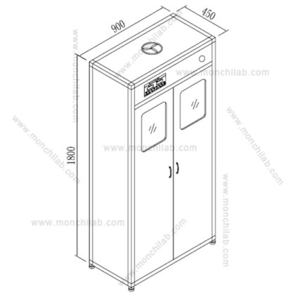 双气瓶储藏柜