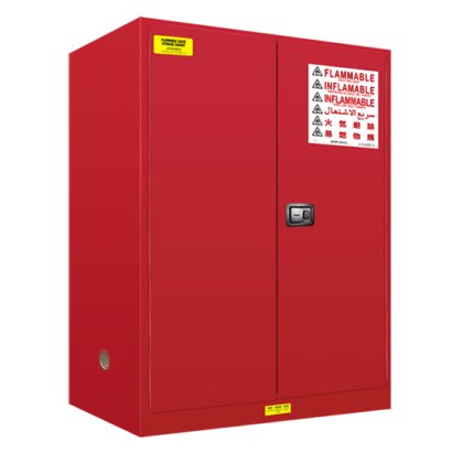 30ガロン実験室用保管安全キャビネット-赤