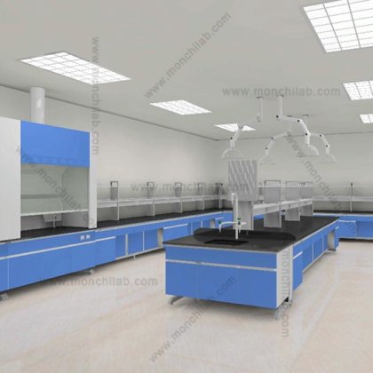 钢木实验室岛式工作台