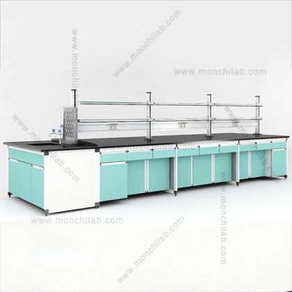 スチールウッド・ラボラトリ・アイランド・ベンチ