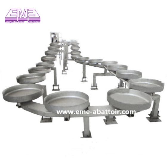 猪地面内脏输送系统 屠宰场肉类加工机械 屠宰设备