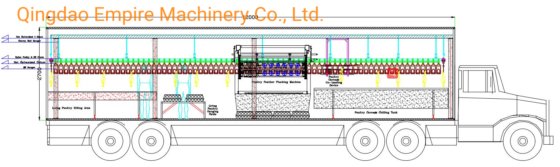 エメとても良い新しいカスタマイズデザインの家禽移動式屠殺設備を屠殺場の精肉設備に適した良い価格で提供します。