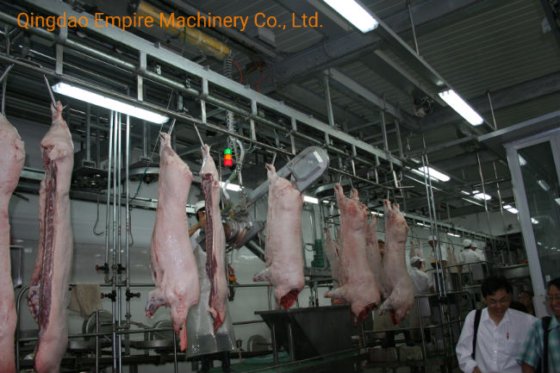 屠殺場用の豚の解体バンドソー