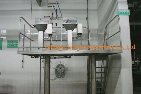 サイズ調整可能な豚屠殺プラットフォーム機械