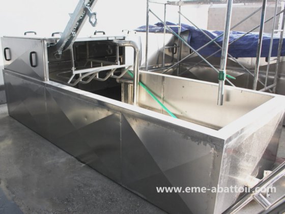 中国供应商用于屠宰场的绵羊胴体烫毛屠宰设备 屠宰机