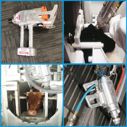 牛の屠殺設備 屠殺場 肉処理機械 死体分割バンドソー 牛分割ソー