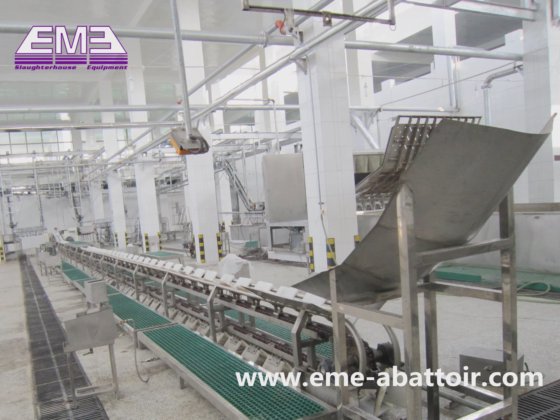 快速胴体皮开放式输送机 猪屠宰设备