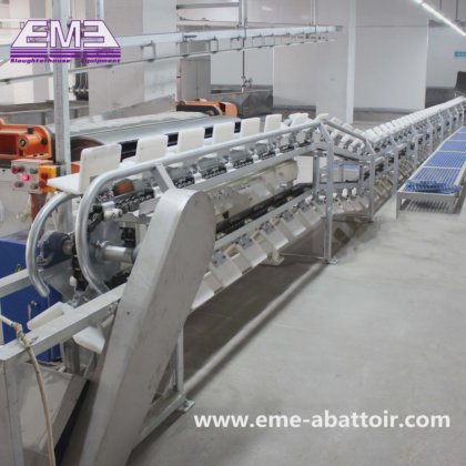 快速胴体皮开放式输送机 猪屠宰设备