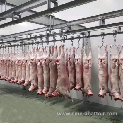 屠殺場 処理 肉体 冷却 コンベヤー