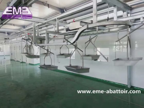 猪吊式内脏输送系统 待售屠宰场设备