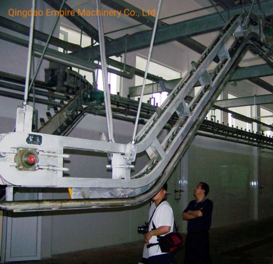 高生産性の牛肉機械キャラッススロープホイスト屠殺設備 農業屠殺場用