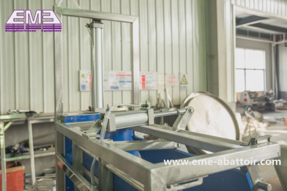空気圧式生豚スタンニングボックス機械屠殺場設備販売