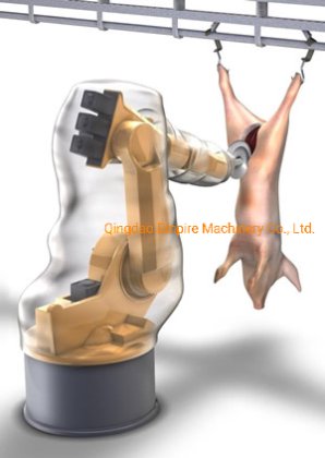 新しい自動分割鋸 ハラール豚屠殺場 豚食肉処理設備