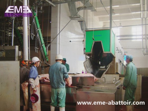 用于屠宰场屠宰肉类加工的清真杀猪脱毛机屠宰设备