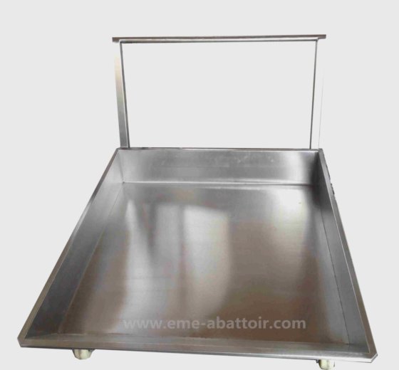 用于牛羊猪的不锈钢传送小车式屠宰机