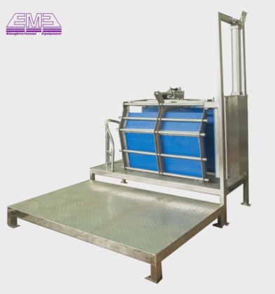 家畜屠殺場用設備 スタンニングボックス 豚屠殺機械