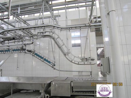 豚屠殺設備 肉処理機器 豚の出血傾斜リフティング機械