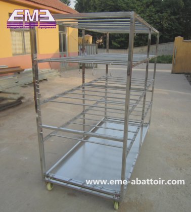 移动式多层台车屠宰设备 农民肉类牛肉加工