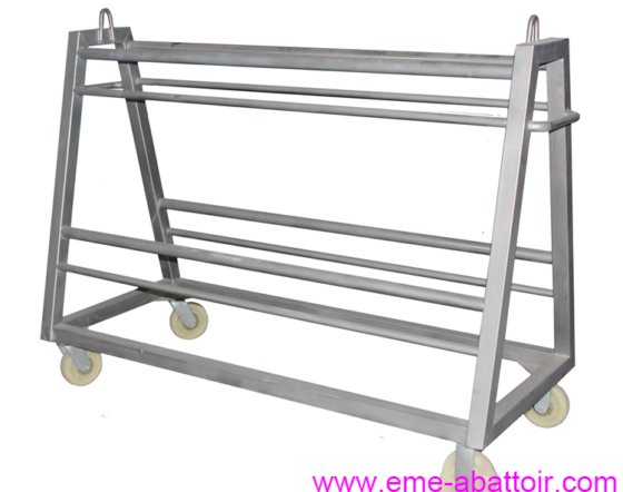 スマートスロータリングソリューションフック移動トロリー牛屠殺場肉加工設備