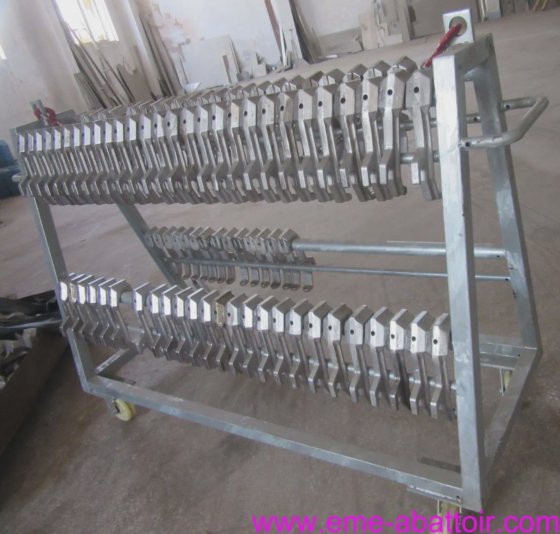 スマートスロータリングソリューションフック移動トロリー牛屠殺場肉加工設備