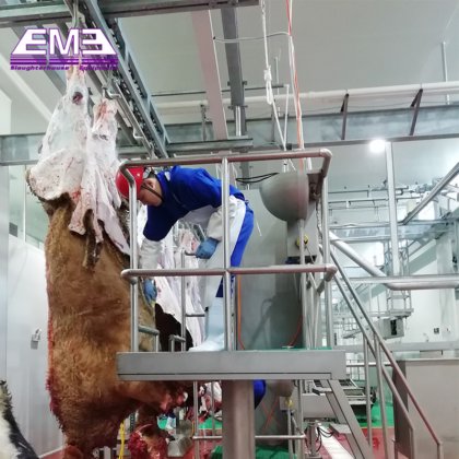 用于屠宰场设备的牛屠宰剥皮提升机