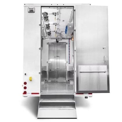 1-50-100 绵羊移动式集装箱屠宰场 热销绵羊/山羊羊肉清真屠宰机加工设备