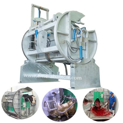 用于牛屠宰场屠宰牛的穆斯林杀牛机