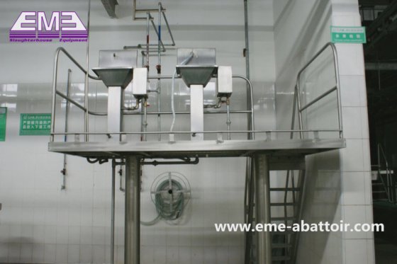 牛の屠殺場 生きた牛 スタンニングプラットフォーム 牛の屠殺機械 牛