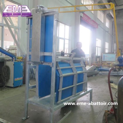 肉処理機器、豚のスタンボックス、家畜、屠殺場の機械、豚の屠殺機械