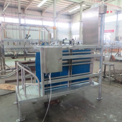 肉処理機器、豚のスタンボックス、家畜、屠殺場の機械、豚の屠殺機械