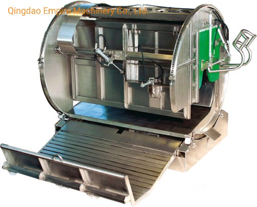 40-45cattle 時間あたりの牛の儀式ハラール殺害ボックス牛屠殺機