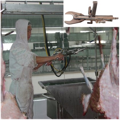 エメカスタマイズされたハラールラム機器羊肉屠殺プロセス羊屠殺場