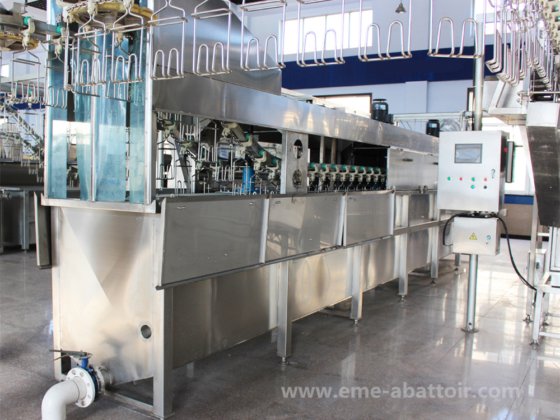 家禽処理ライン 鶏肉 鴨肉 砂肝 皮剥ぎ機