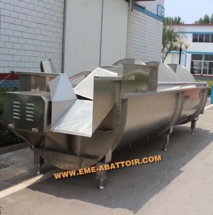 家禽屠殺機器 鶏羽毛除去機 肉体冷却機 スラッターハウス用