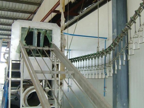 用于小型屠宰场的自动家禽拔毛机 鸡肉烫毛拔毛机 鸡肉屠宰机