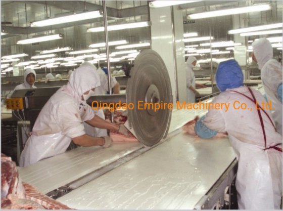 豚肉用の屠殺場機械、肉の部位を分割するための鋸